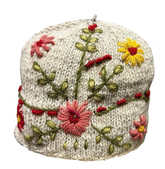 Embroidered Wool Hat