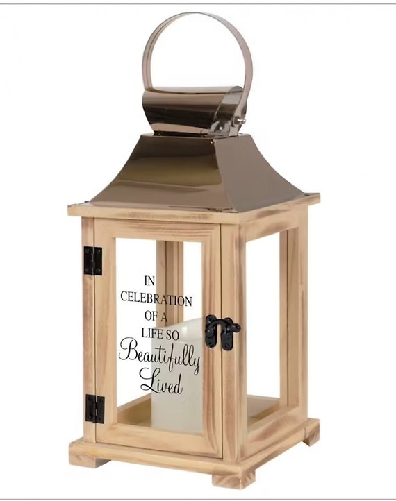 In Celebration of a Life beautifully Lived Lantern