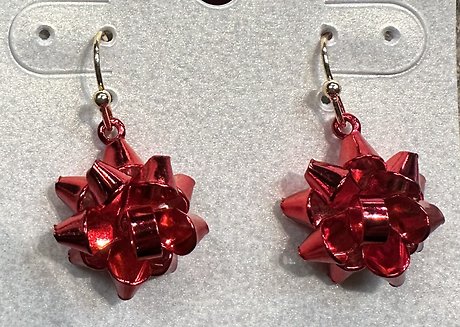 Metal Bow Earrings