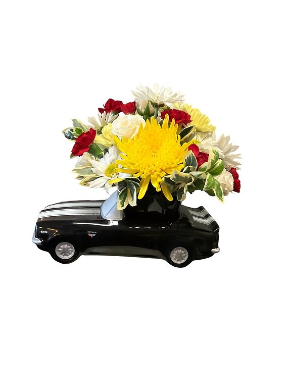 Camaro with Flowers