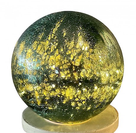 Green Mercury Glass Gazing Ball