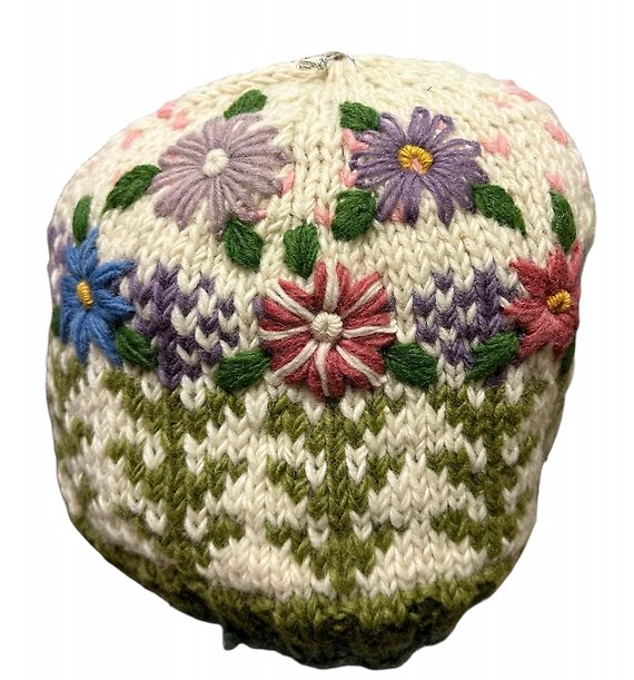 Embroidered Wool Hat