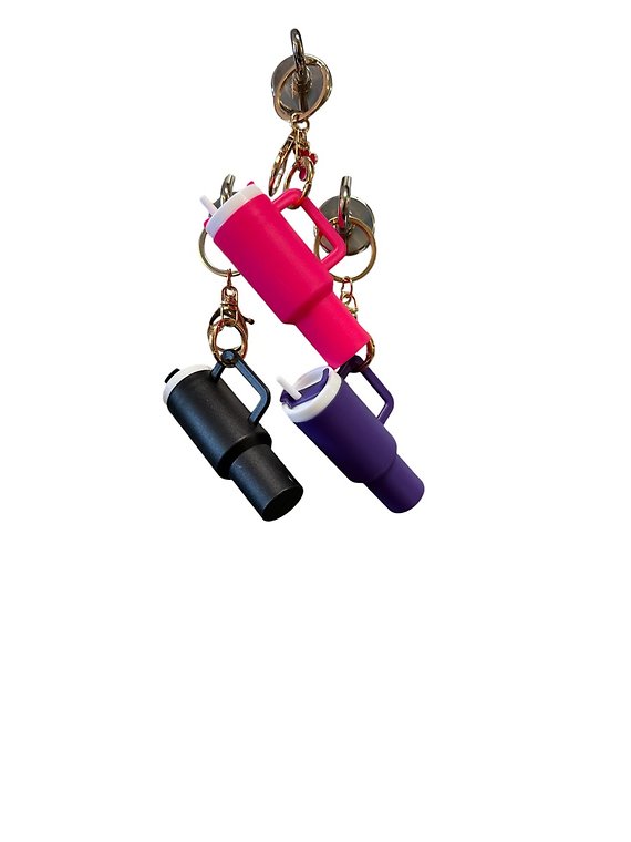 Cup Keychain with Lip Balm