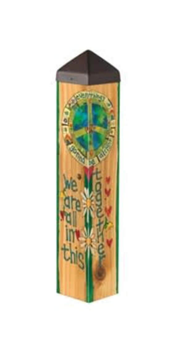 ON SALE - All in This Together 20 inch Art Pole