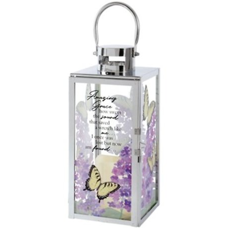 Amazing Grace Decorated Lantern