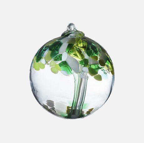 Tree of Enchantment Glass Orb - Well Being