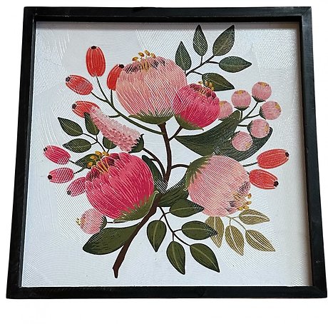 Black Framed Botanical Print