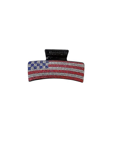 Patriotic Sparkle Hair Clip