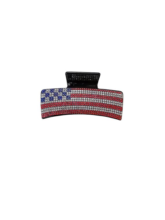 Patriotic Sparkle Hair Clip