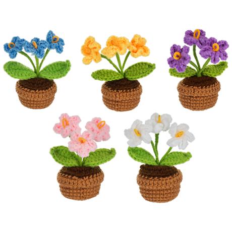 Crochet Mini Flower Pot