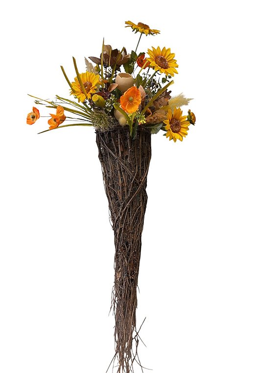 Large Grapevine Basket with Permanent Botanicals