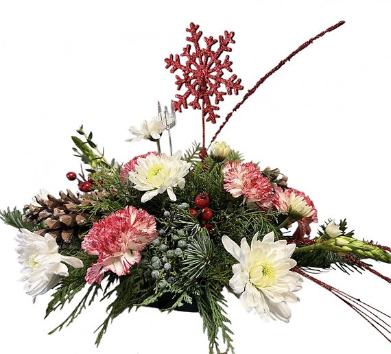 Round Christmas Centerpiece