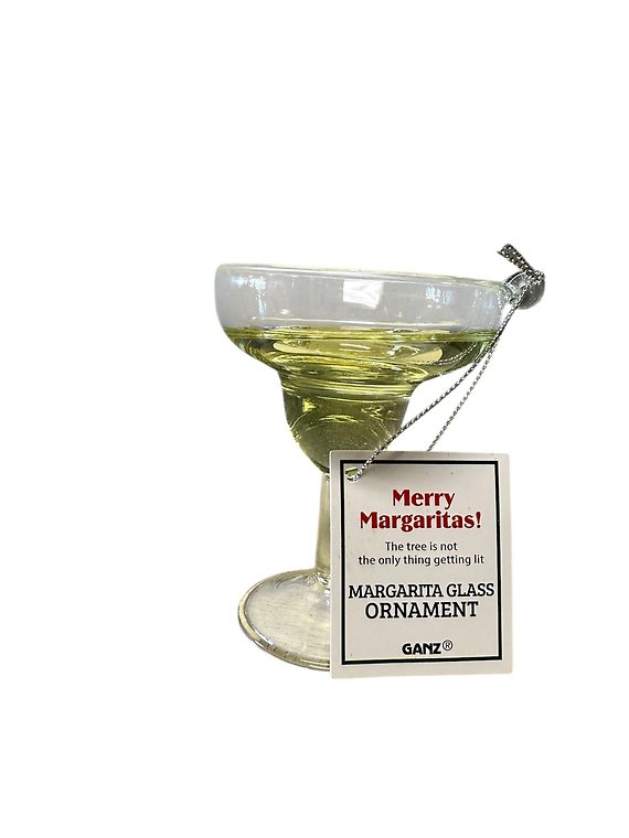 Merry Margaritas Glass Ornament