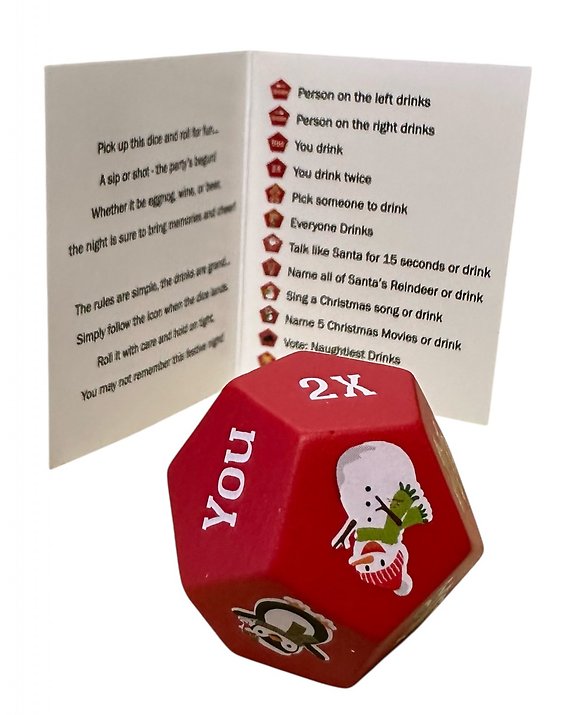 Merry Drinksmas Dice Game
