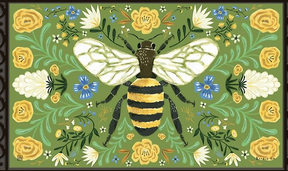 Deco Bee Mat Mate
