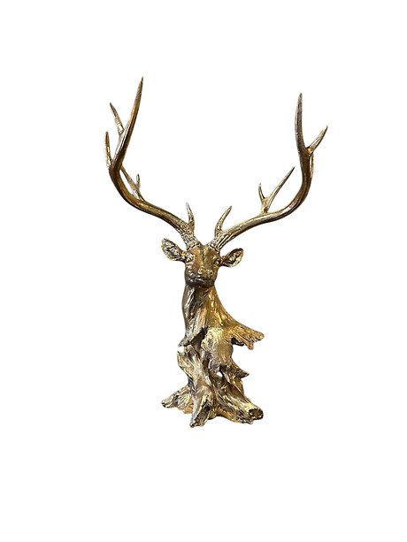 Oversized Resin Stag Head