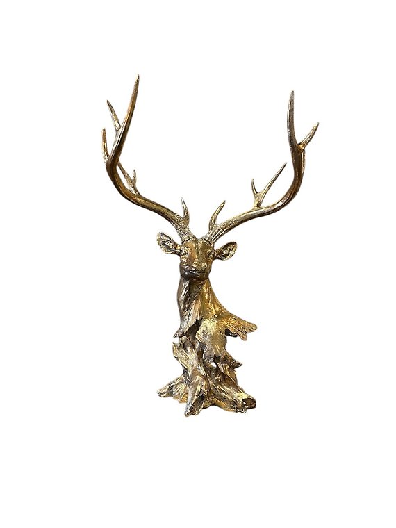 Oversized Resin Stag Head