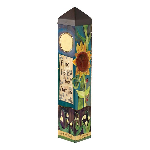 Find Peace 20 inch Art Pole