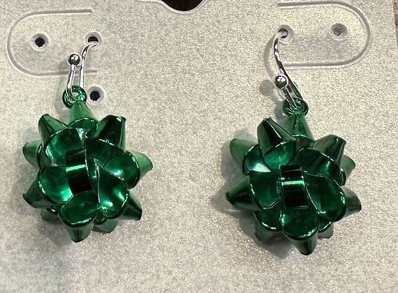 Metal Bow Earrings