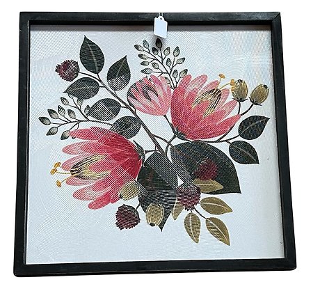 Black Framed Protea Botanical Print
