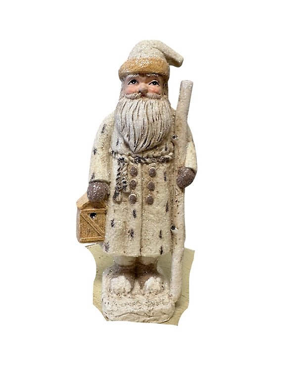 Glitter Santa with Lantern