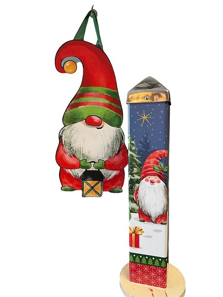 Gnome Art Pole and Door Hanger
