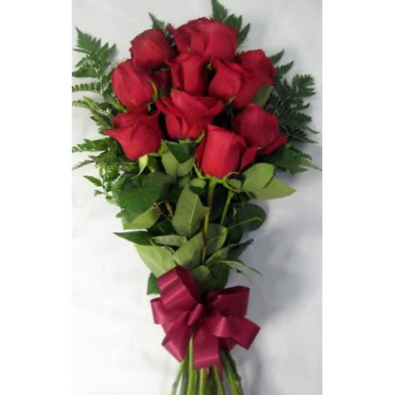 Dozen Red Roses Wrapped