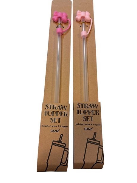 Bow Straw Topper