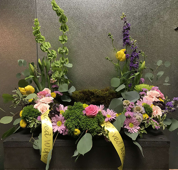 Garden Tribute Cremation Wreath