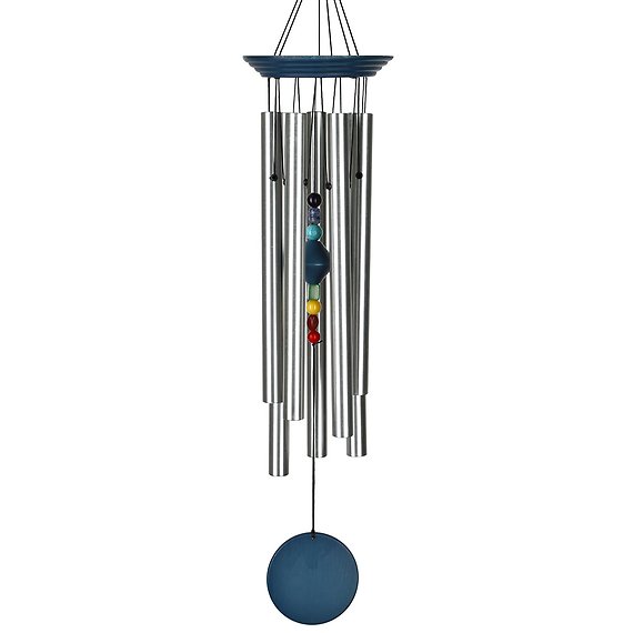 Large Chakra Chime with 7 Stones from Woodstock Chimes