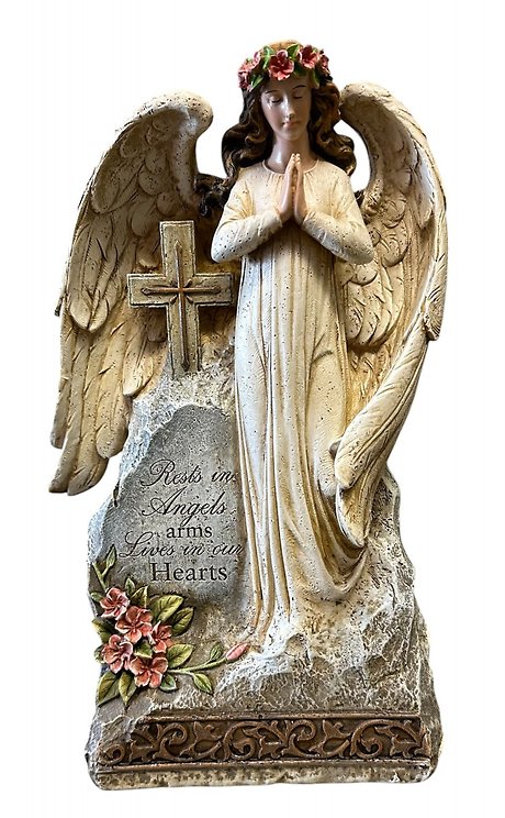 Angel in Prayer Memorial Stone