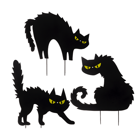Spooky Cat Yard Stake