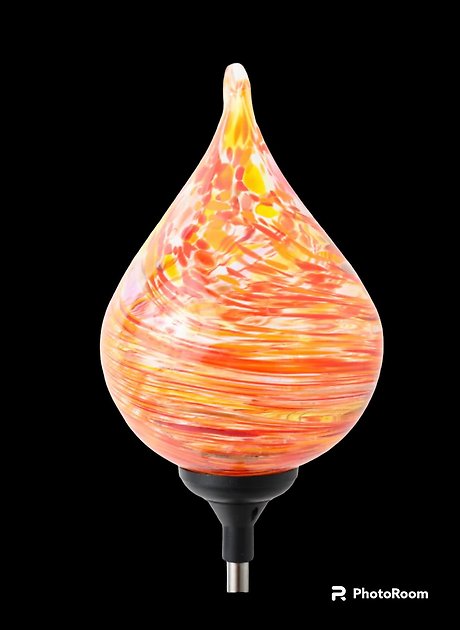 Fire Solar Light from Kitras Art Glass