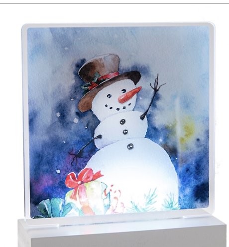 Light Up Snowman Table Top Decor