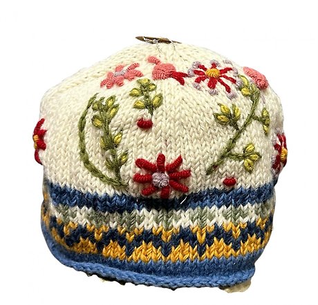 Embroidered Wool Hat