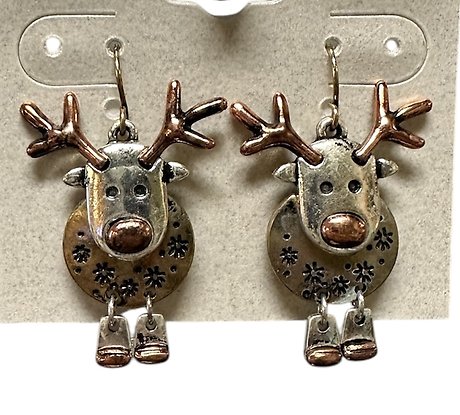 Reindeer Earrings