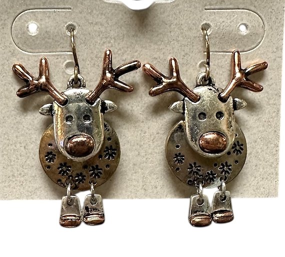 Reindeer Earrings
