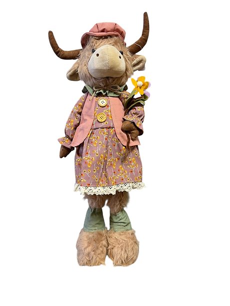 24 inch Lady Highland Cow